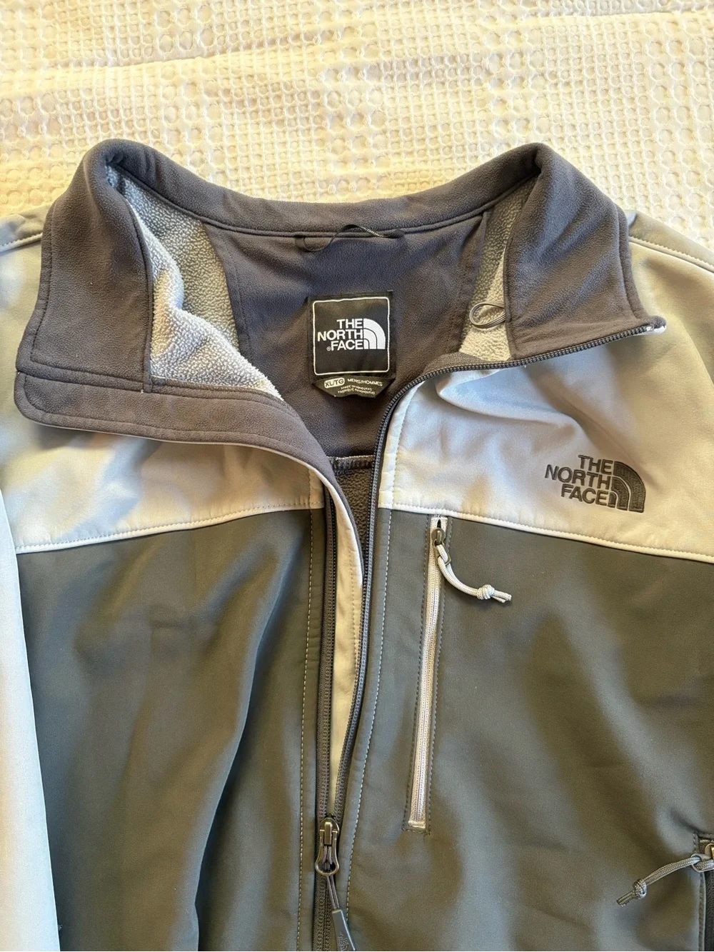 The North Face Men’s Two-Tone Gray Softshell Jacket